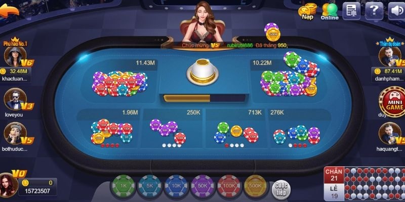 Một vài trò chơi không thể bỏ lỡ tại game bài 68